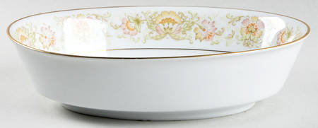 May Garden 9" Oval Vegetable Bowl