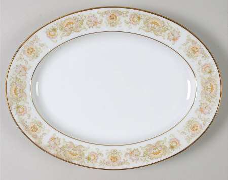 May Garden 11" Oval Serving Platter