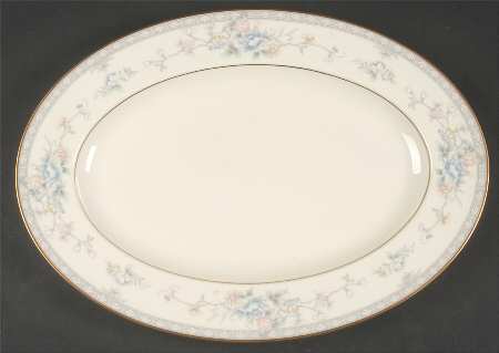 Mandarin Garden 14" Oval Serving Platter