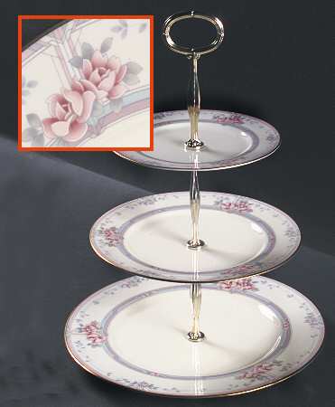 Magnificence 13 7/8"-14 1/4" 3-Tiered Serving Tray(DP,SP,BB) HC
