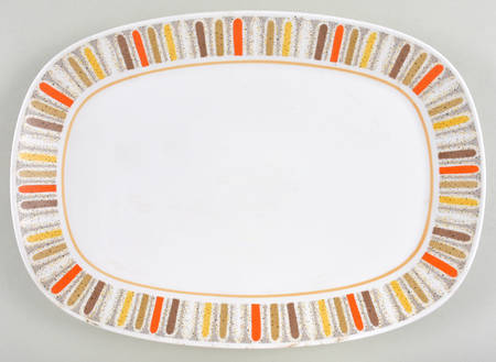 Mardi Gras 13" Oval Serving Platter