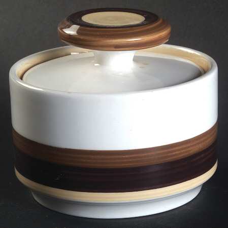 Mahogany Sugar Bowl & Lid