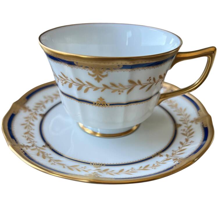 Majesty Blue Footed Cup & Saucer Set