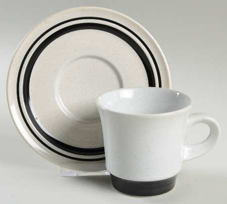 Malaga Flat Cup & Saucer Set