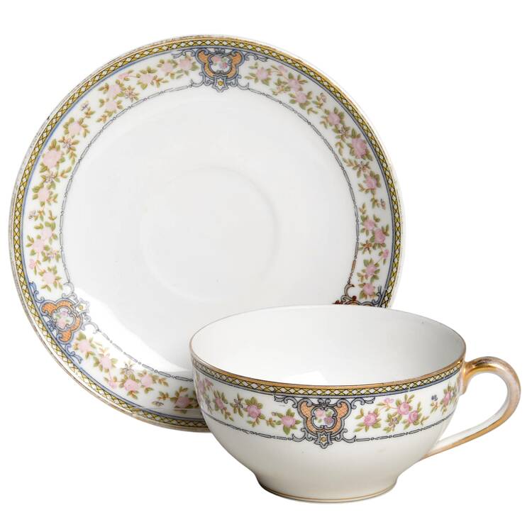 The Malay Flat Cup & Saucer Set