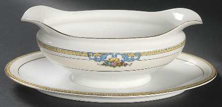 Malvern Gravy Boat with Attached Underplate