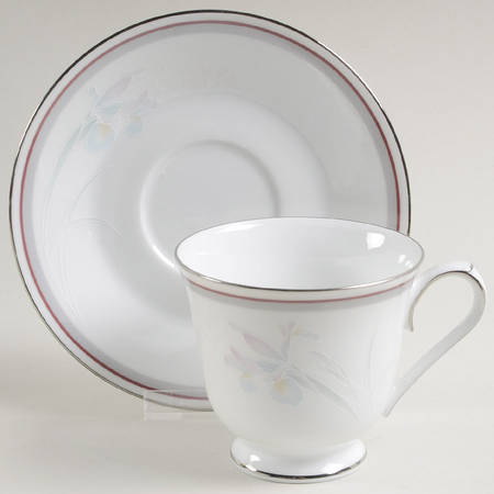 Malverne Footed Cup & Saucer Set by Noritake