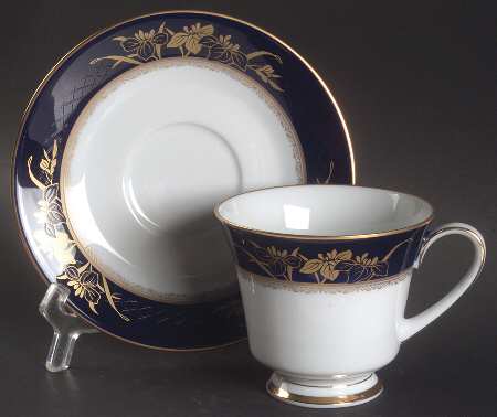 Mandalay Footed Cup & Saucer Set
