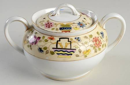 Mandarin Sugar Bowl & Lid