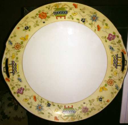Mandarin Handled Cake Plate