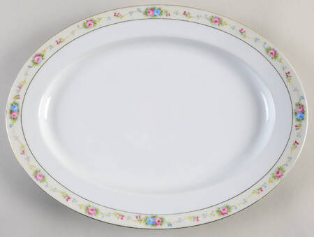 Marguerite 14" Oval Serving Platter