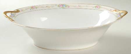 Marguerite 10" Oval Vegetable Bowl