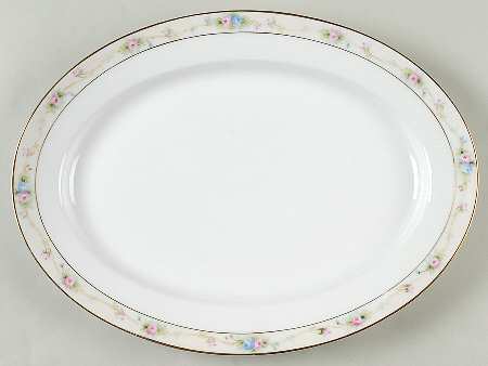 Marguerite 13" Oval Serving Platter