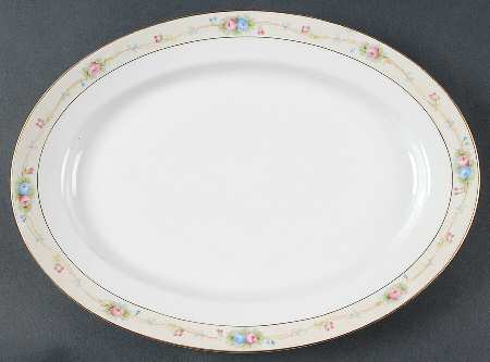 Marguerite 11" Oval Serving Platter