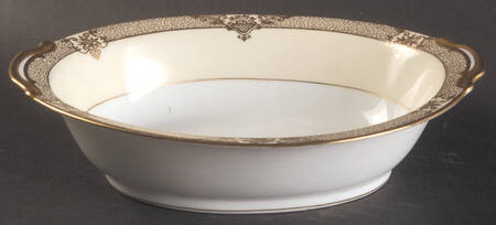 Marcisite 9" Oval Vegetable Bowl