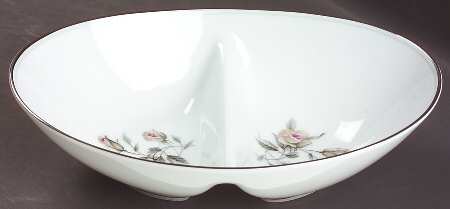 Margot 10" Oval Divided Vegetable Bowl