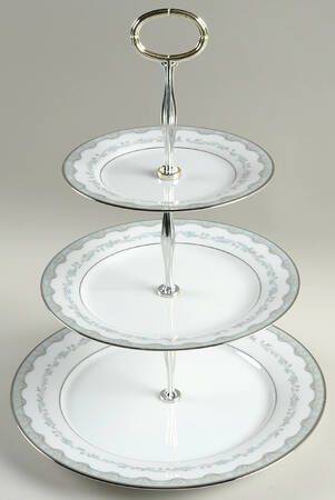Margaret 13 7/8"-14 1/4" 3-Tiered Serving Tray(DP,SP,BB) HC