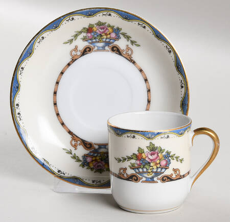 Mariana Flat Demitasse Cup & Saucer Set