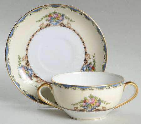 Mariana Flat Bouillon Cup & Saucer