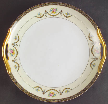 Marigold Handled Cake Plate