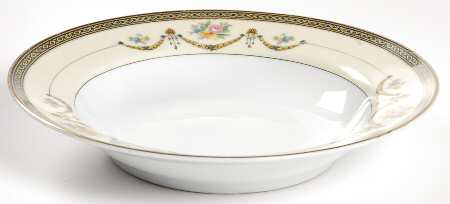 Marigold Rim Soup Bowl