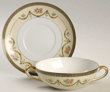 Marigold Flat Cream Soup Bowl & Saucer Set