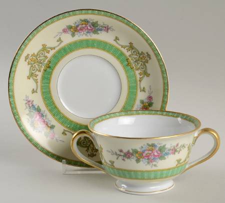 Marilyn Footed Bouillon Cup & Saucer