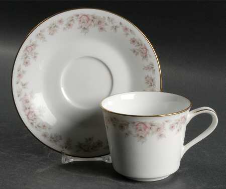 Marion Flat Cup & Saucer Set