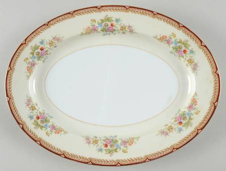 Mariposa 11" Oval Serving Platter