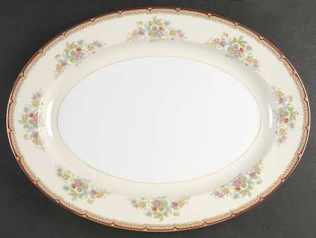 Mariposa 16" Oval Serving Platter