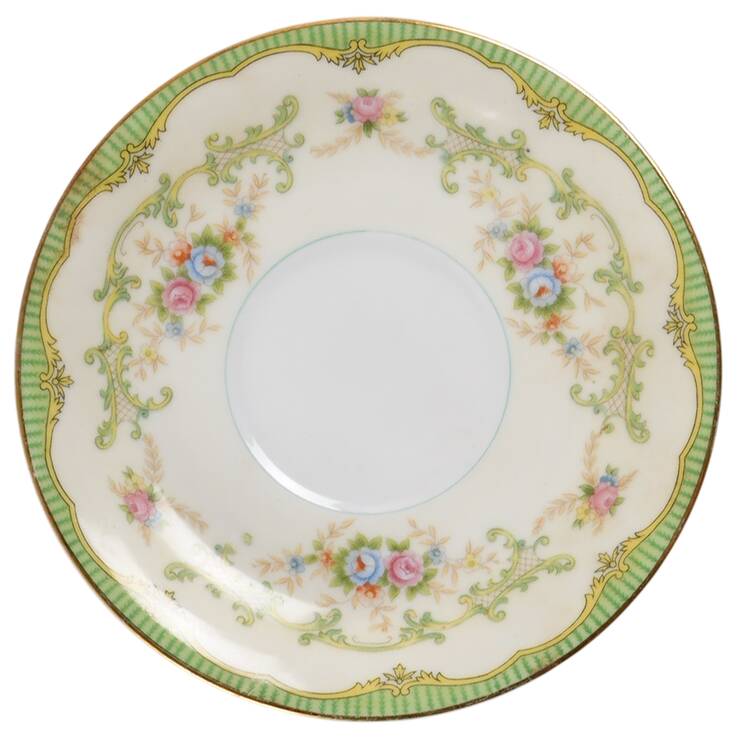 Marlene Green Saucer for Footed Cup