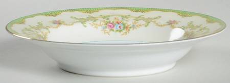 Marlene Green Rim Soup Bowl