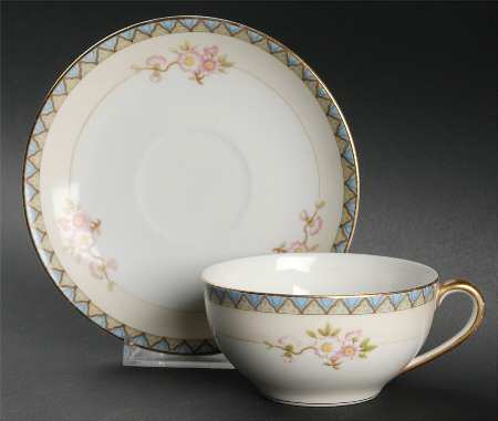 The Marne Flat Cup & Saucer Set by Noritake