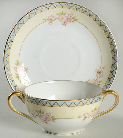 The Marne Flat Bouillon Cup & Saucer