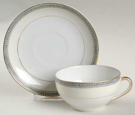 Marseilles Flat Cup & Saucer Set