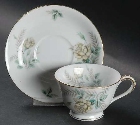 Marsha Footed Cup & Saucer Set