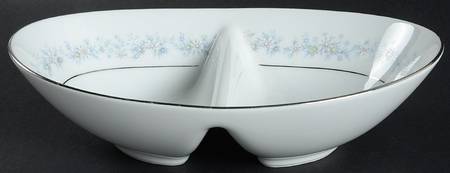 Marywood 10" Oval Divided Vegetable Bowl
