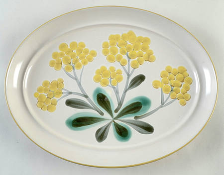 May Song 14" Oval Serving Platter