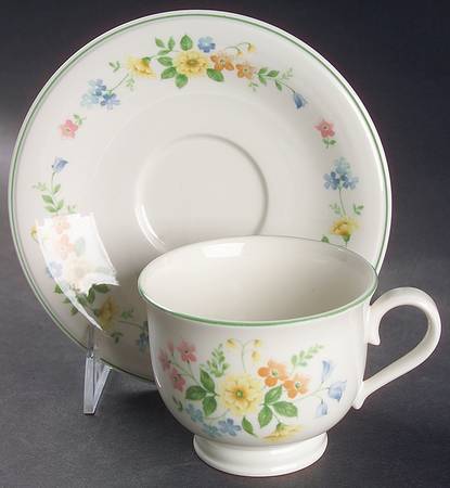 Matchmaker Footed Cup & Saucer Set