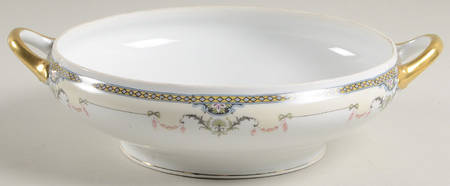 Mayfair (Gold Trim) Round Vegetable No Lid