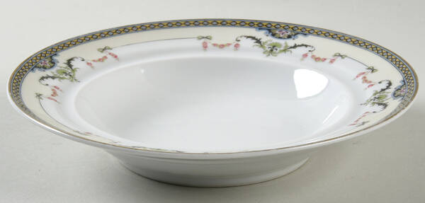 Mayfair (Gold Trim) Round Butter No Lid