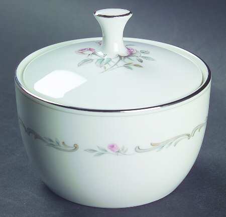 Mayfair (Platinum Trim) Sugar Bowl & Lid