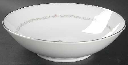 Mayfair (Platinum Trim) 8" Round Vegetable Bowl