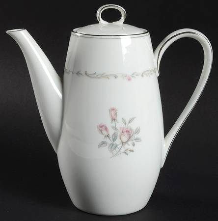 Mayfair (Platinum Trim) Mini Coffee Pot & Lid