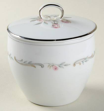 Mayfair (Platinum Trim) Sugar Bowl & Lid