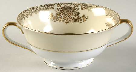 Mayfield Footed Cream Soup Bowl