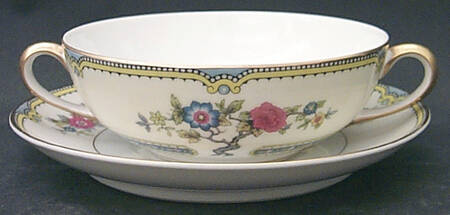 Mayflower Flat Cream Soup & Saucer Set