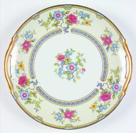 Mayflower Handled Cake Plate