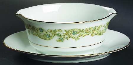 Maytone Gravy Boat with Attached Underplate
