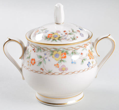 Meadow Sugar Bowl & Lid